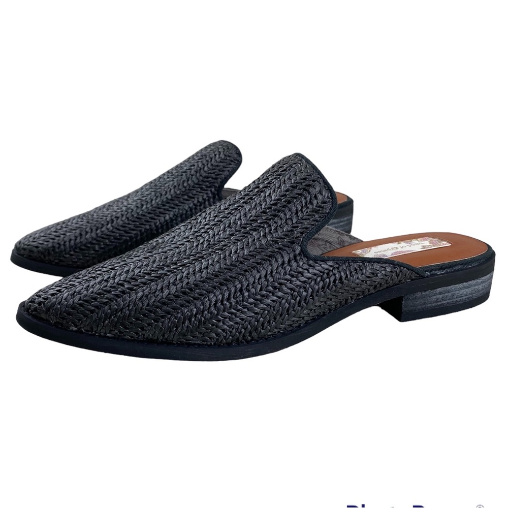 Band of Gypsies Skipper Woven Vegan Leather Pointed Loafer Mule- size 8.5 IMO - Picture 3 of 17